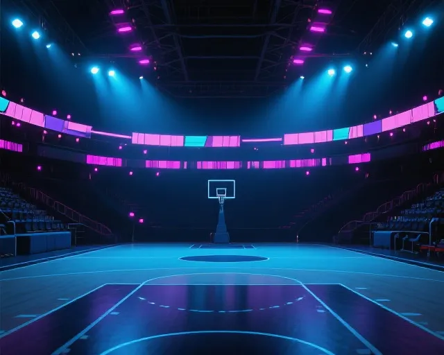 NBA球馆（示意图）